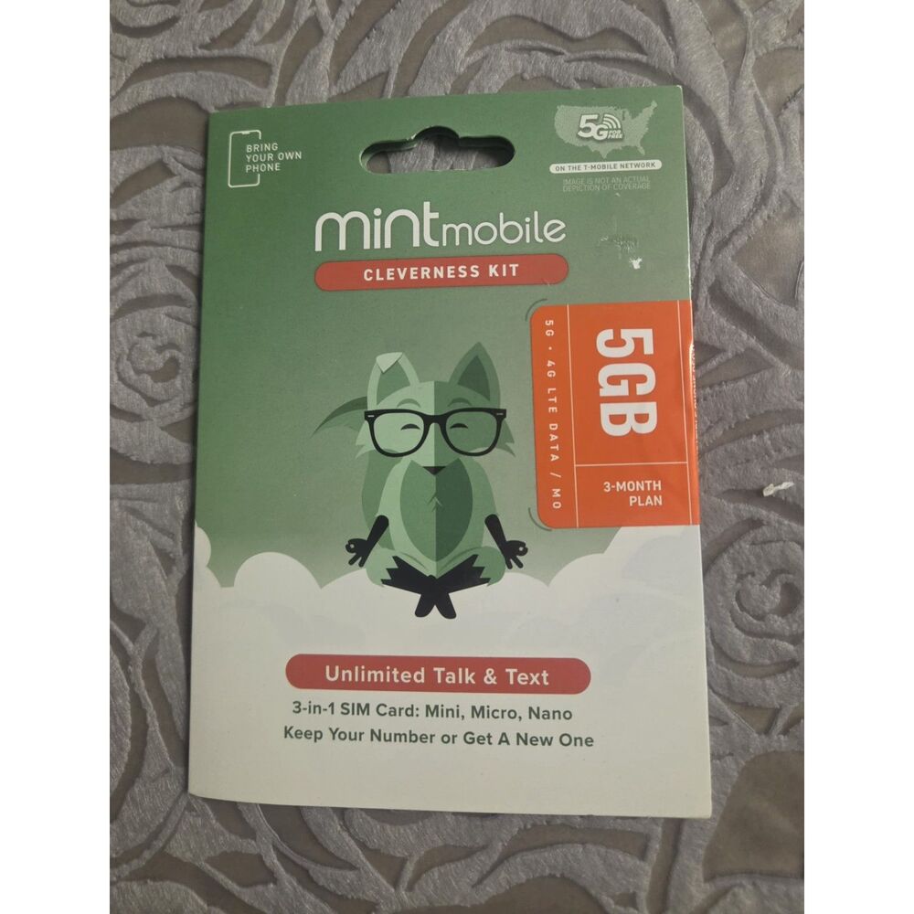 Mint Mobile 3-Month Prepaid SIM Kit
